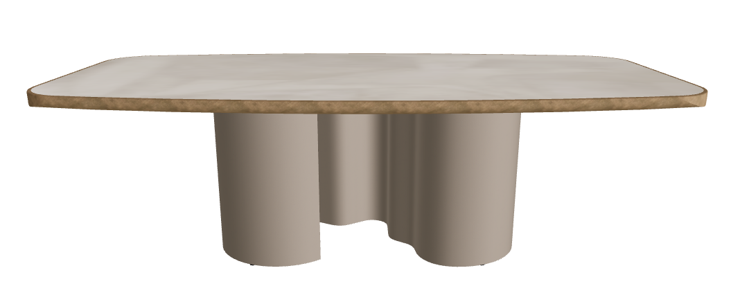 240x120x75h Barrel Shaped_Luxor_Titanium Embossed_Brushed Bronze