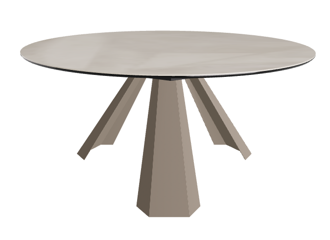 Diameter 158 x Height 73 cm_Luxor_Titanium Embossed