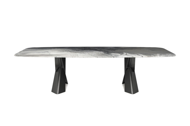 Cattelan Italia Mad Max Crystalart Rectangular & Barrel-Shaped Dining Table