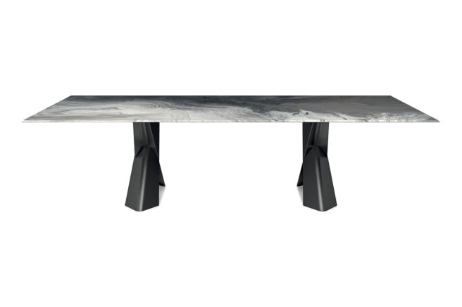 Cattelan Italia Mad Max Crystalart Rectangular & Barrel-Shaped Dining Table