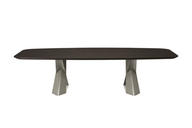 Cattelan Italia Mad Max Wood Barrel-Shaped Dining Table