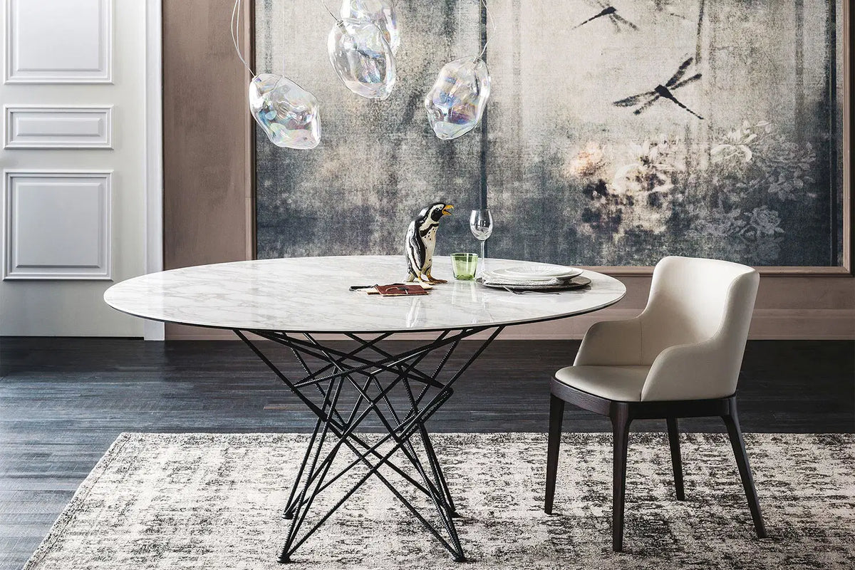 Cattelan Italia Magda Dining Armchair – Soft Leather & Glove Soft Leather