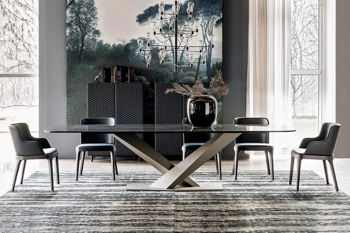 Cattelan Italia Magda Dining Armchair – Soft Leather & Glove Soft Leather