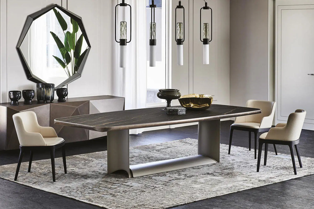 Cattelan Italia Magda Dining Armchair – Soft Leather & Glove Soft Leather