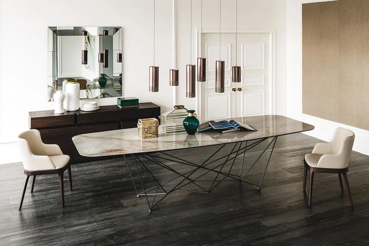 Cattelan Italia Magda Dining Armchair – Soft Leather & Glove Soft Leather