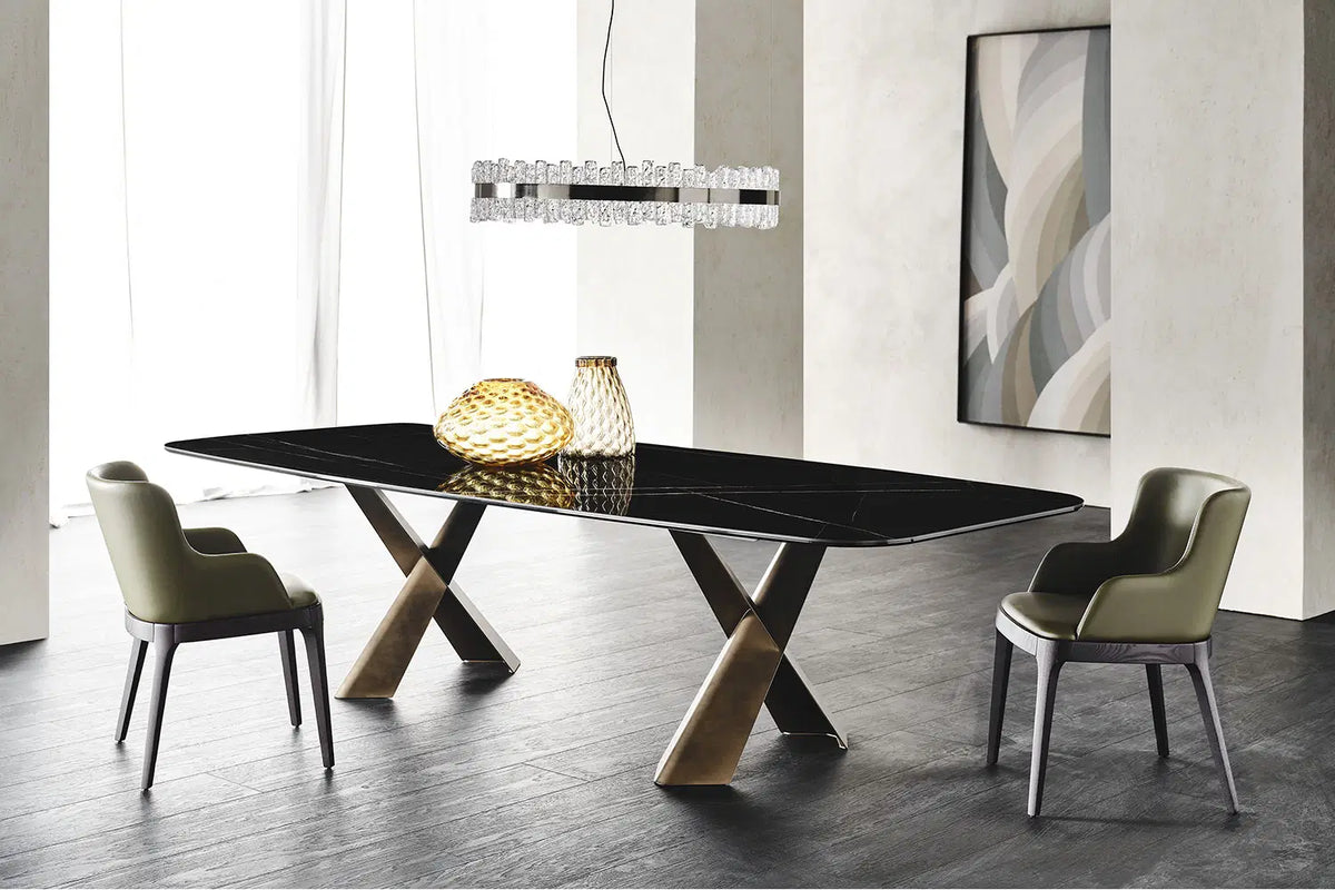 Cattelan Italia Magda Dining Armchair – Soft Leather & Glove Soft Leather