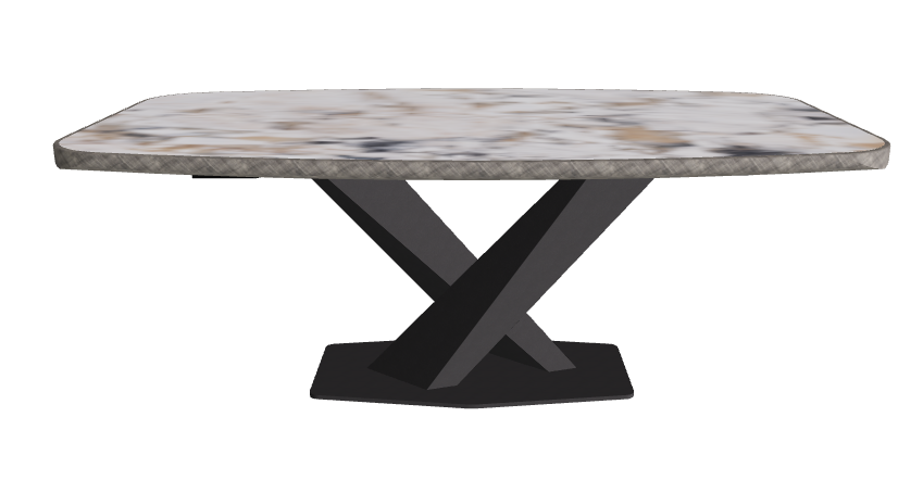 Makalu_Black Embossed_Brushed Grey