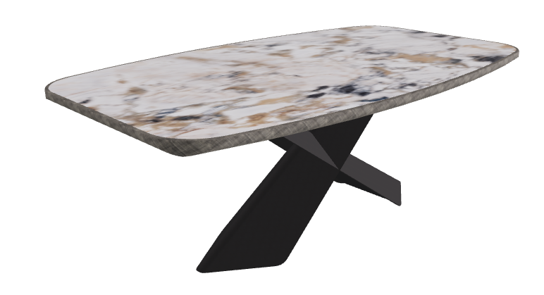 Makalu_Black Embossed_Brushed Grey