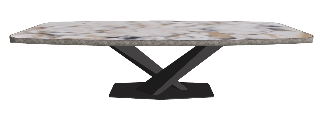 Makalu_Black Embossed_Brushed Grey