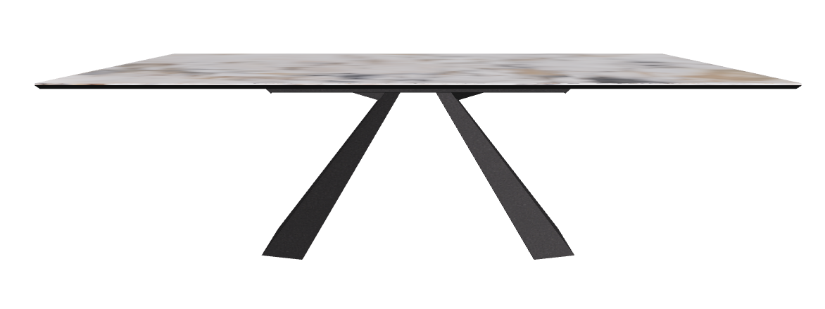 240x120x73h Rectangle Shaped_Makalu_Black Embossed