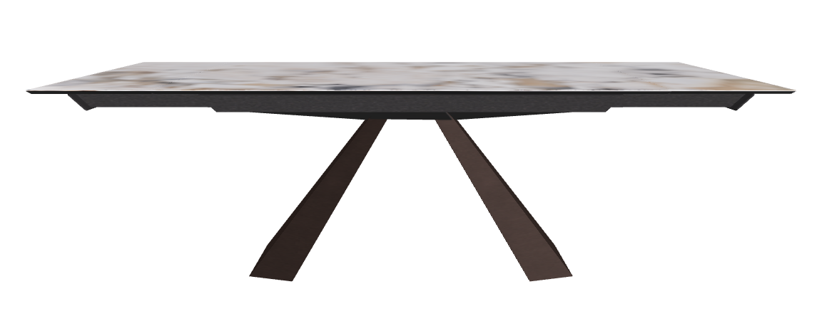 160/236x90x75h Rectangle Shaped_Makalu_Bronze Embossed