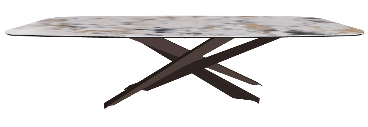 300x120x74.5h Barrel Shaped_Makalu_Bronze Embossed