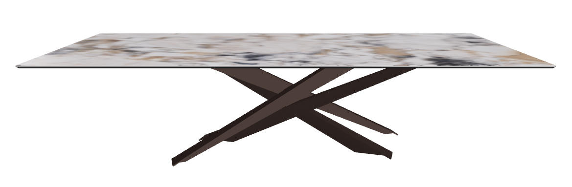 300x120x74.5h Rectangle Shaped_Makalu_Bronze Embossed