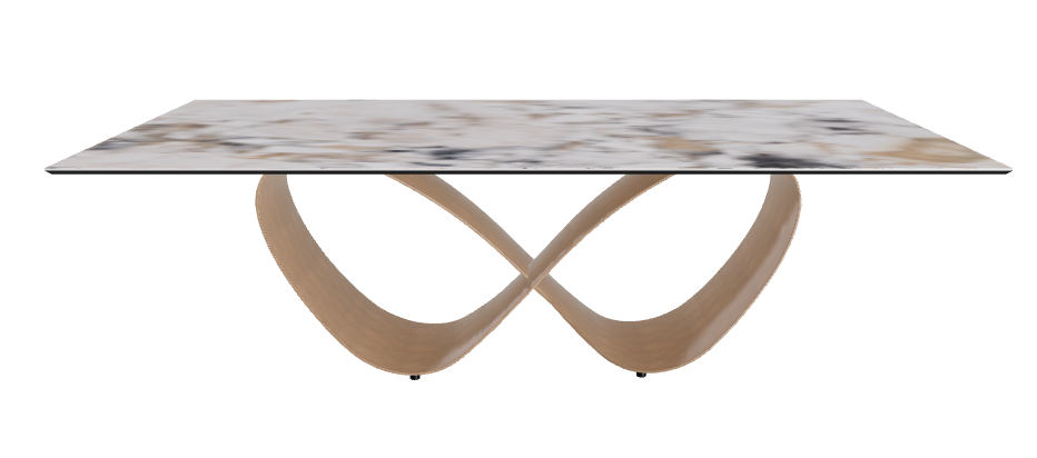 240x120x74h Rectangle Shaped_Makalu_Brushed Bronze