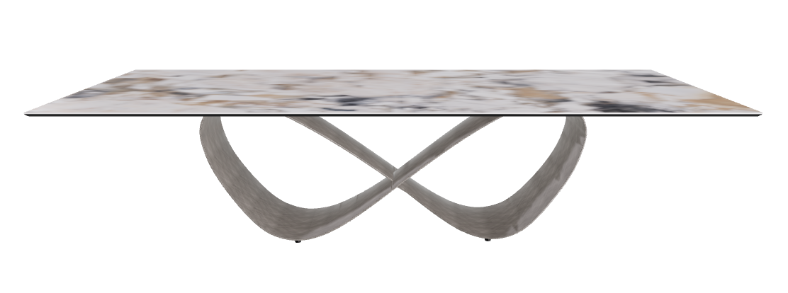 300x120x75h Rectangle Shaped_Makalu_Brushed Grey