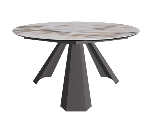 Diameter 140 x Height 73 cm_Makalu_Graphite Embossed