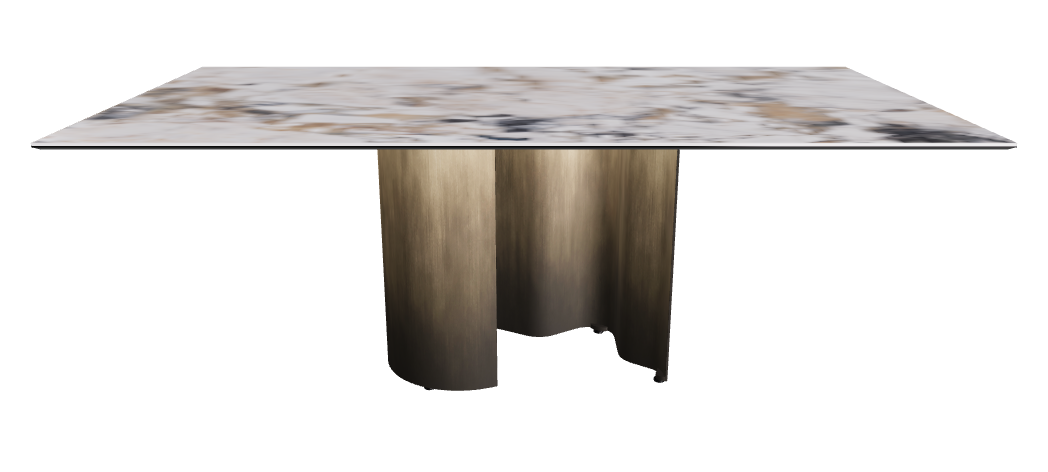 200x106x74h Rectangle Shaped_Makalu_Oxy Brass