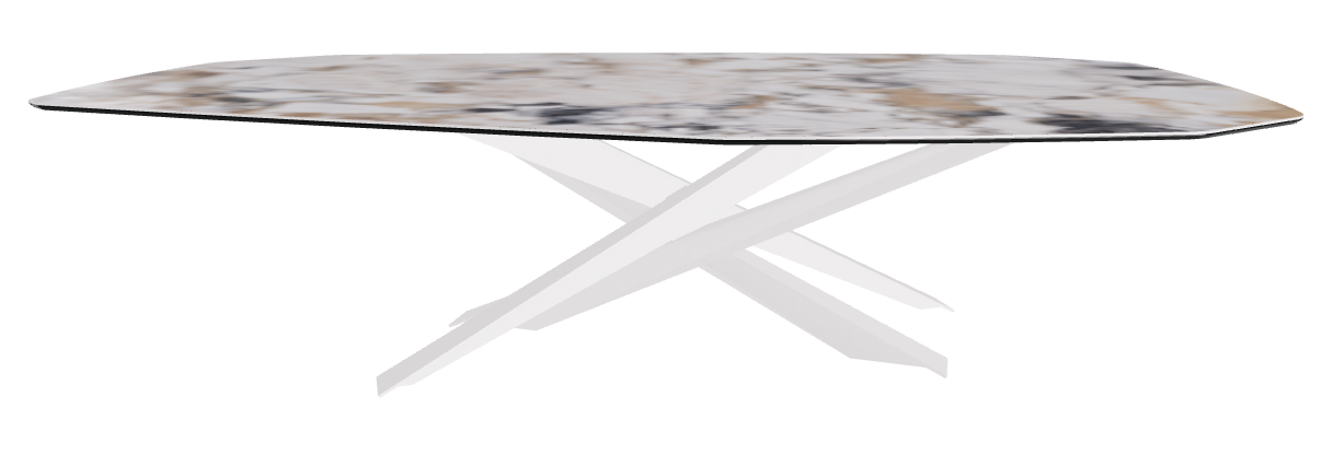 300x130x74.5h Polygon Shaped_Makalu_Pearl Embossed