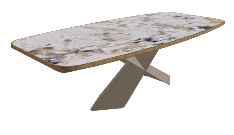 Makalu_Titanium Embossed_Brushed Bronze