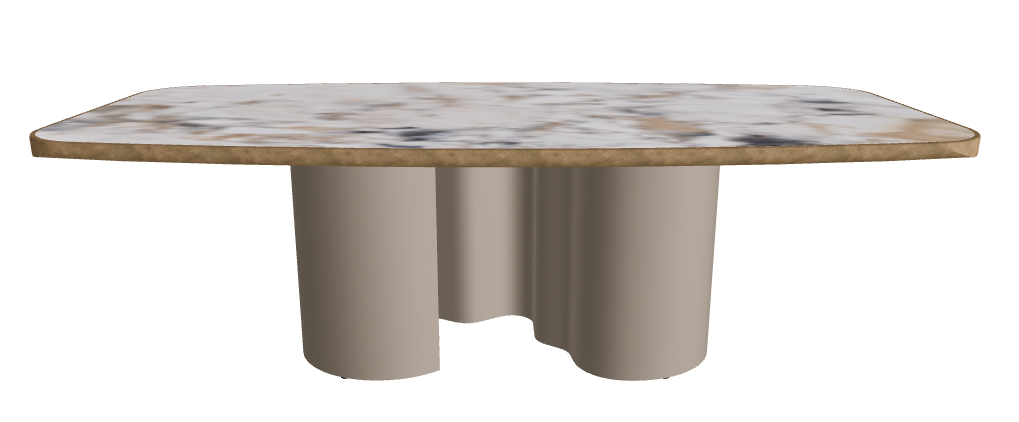 240x120x75h Barrel Shaped_Makalu_Titanium Embossed_Brushed Bronze