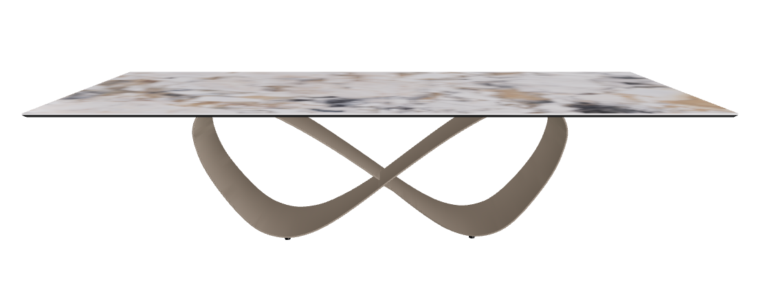 300x120x75h Rectangle Shaped_Makalu_Titanium Embossed