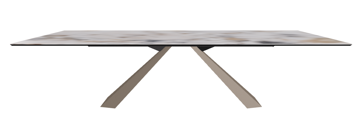 300x120x73h Rectangle Shaped_Makalu_Titanium Embossed