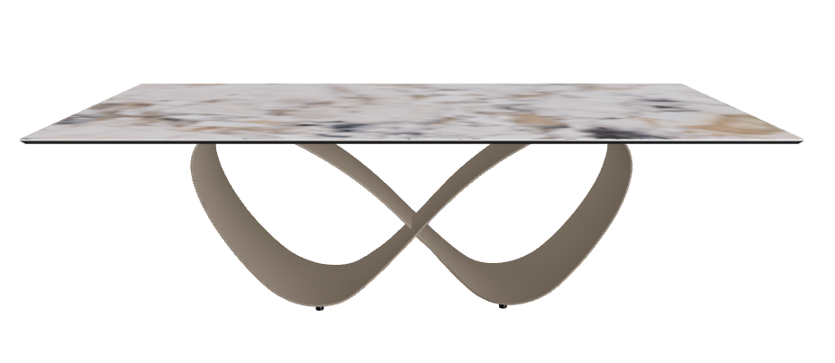 240x120x74h Rectangle Shaped_Makalu_Titanium Embossed