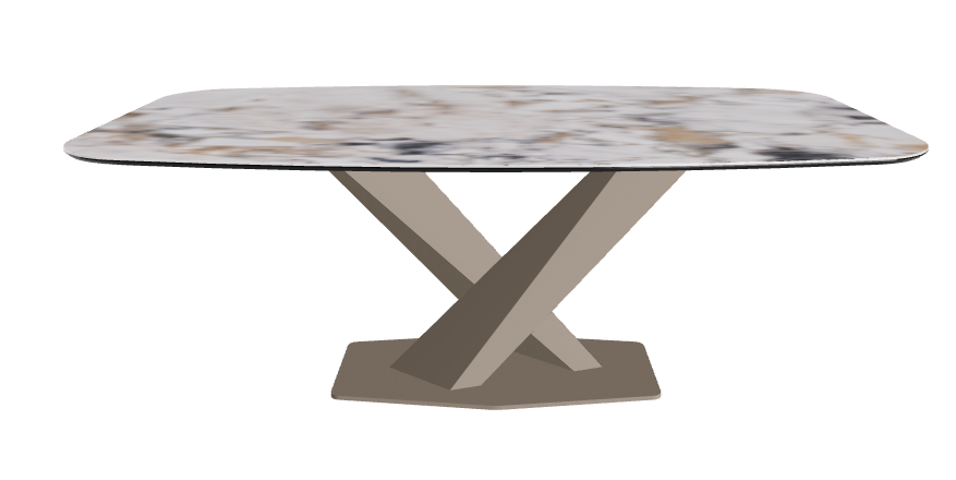 Cattelan Italia Stratos Keramik Barrel Shaped Dining Table – 200x120x75h