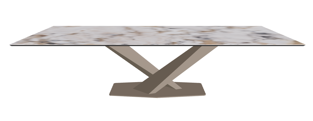 Cattelan Italia Stratos Keramik Rectangular Dining Table – 300x120x75h