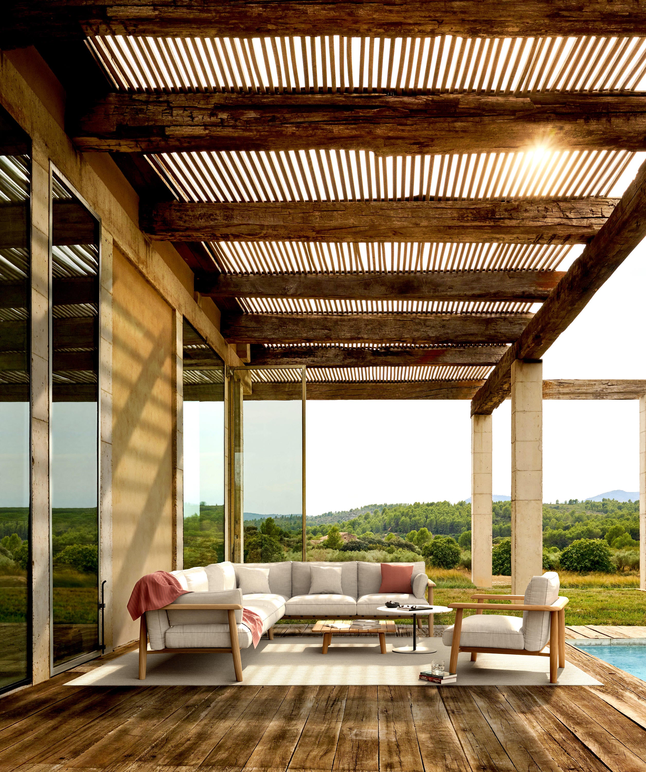 Royal Botania Mambo Lounge Square Coffee Table 87 x 87