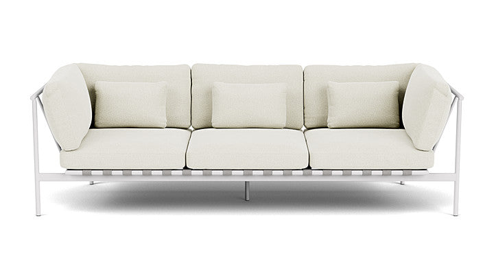 Barlow Tyrie Around Deep Seating Triple Lounge Sofa with Aluminium Arms