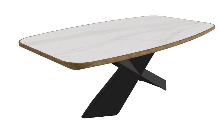 Matt Golden Calacatta_Black Embossed_Brushed Bronze