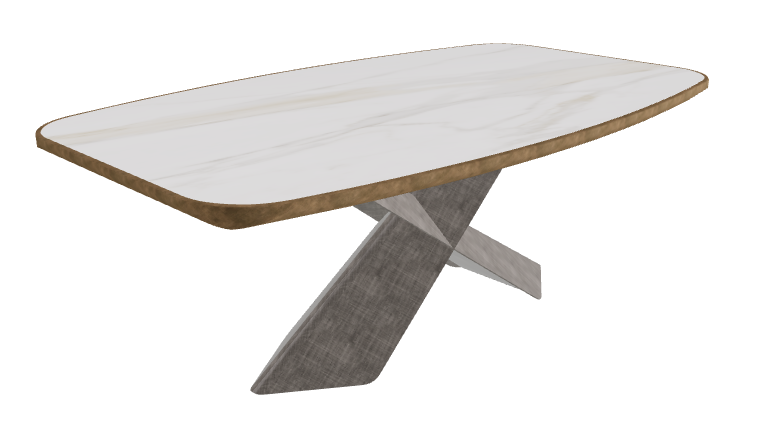 Matt Golden Calacatta_Brushed Grey_Brushed Bronze