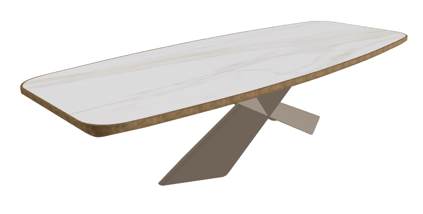 Matt Golden Calacatta_Titanium Embossed_Brushed Bronze