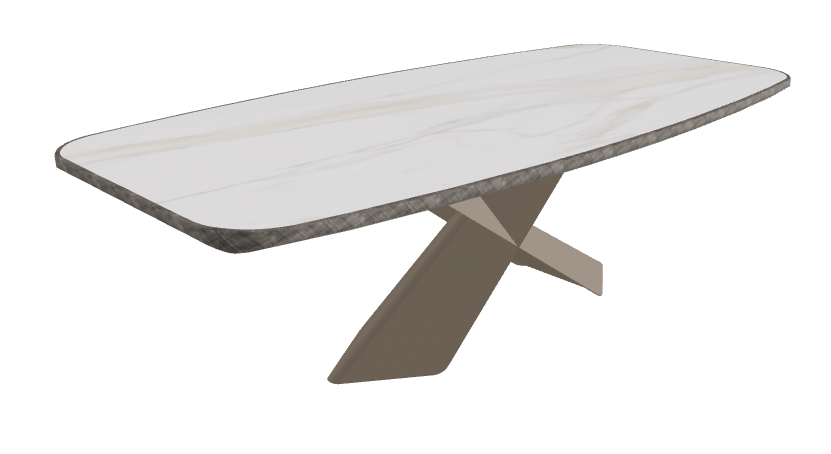 Matt Golden Calacatta_Titanium Embossed_Brushed Grey