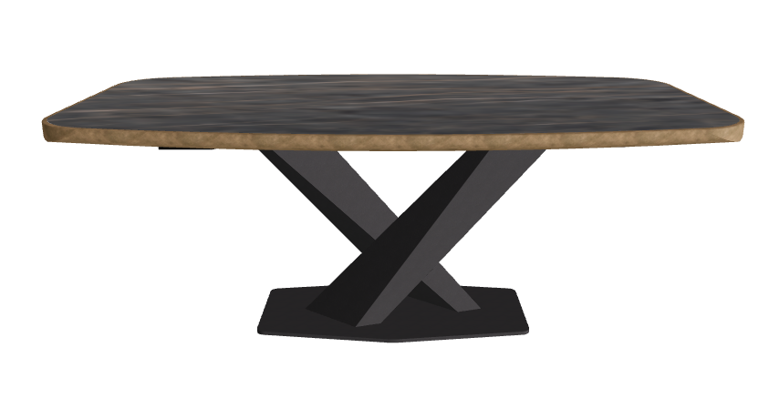 Matt Portoro_Black Embossed_Brushed Bronze