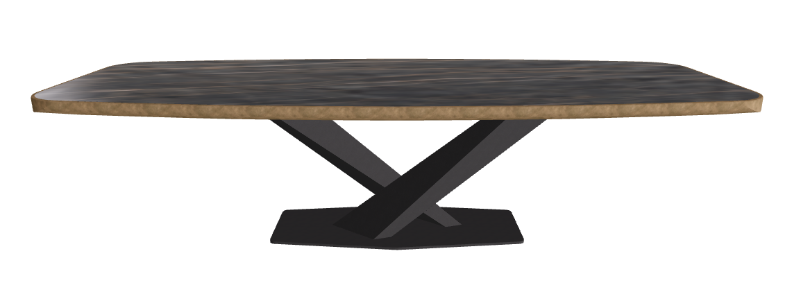 Matt Portoro_Black Embossed_Brushed Bronze