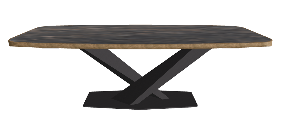 Matt Portoro_Black Embossed_Brushed Bronze