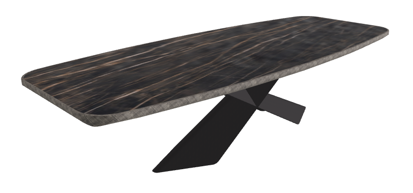 Matt Portoro_Black Embossed_Brushed Grey