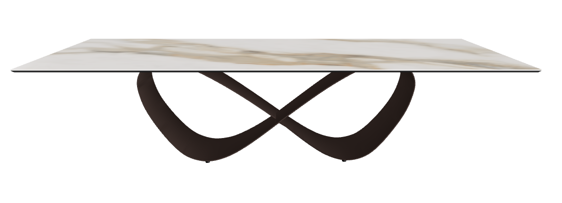 300x120x75h Rectangle Shaped_Matt Borghini Calacatta_Bronze Embossed