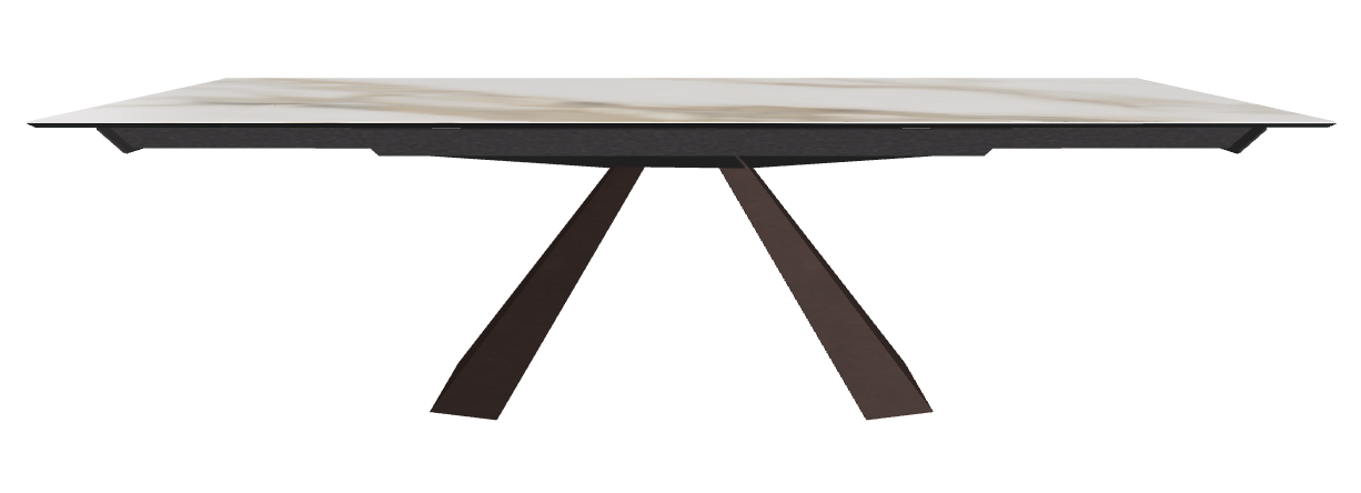 182/258x90x75h Rectangle Shaped_Matt Borghini Calacatta_Bronze Embossed