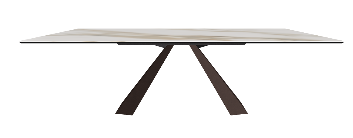 240x120x73h Rectangle Shaped_Matt Borghini Calacatta_Bronze Embossed