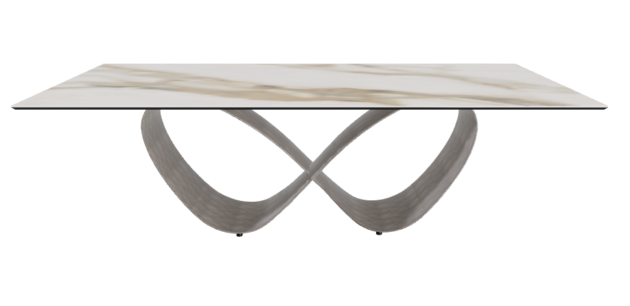 240x120x74h Rectangle Shaped_Matt Borghini Calacatta_Brushed Grey