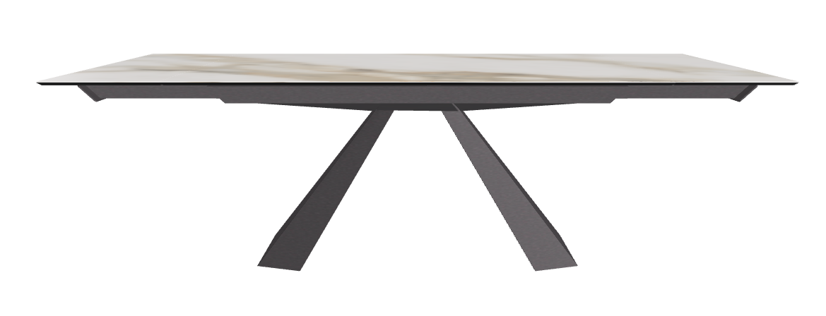 160/236x90x75h Rectangle Shaped_Matt Borghini Calacatta_Graphite Embossed