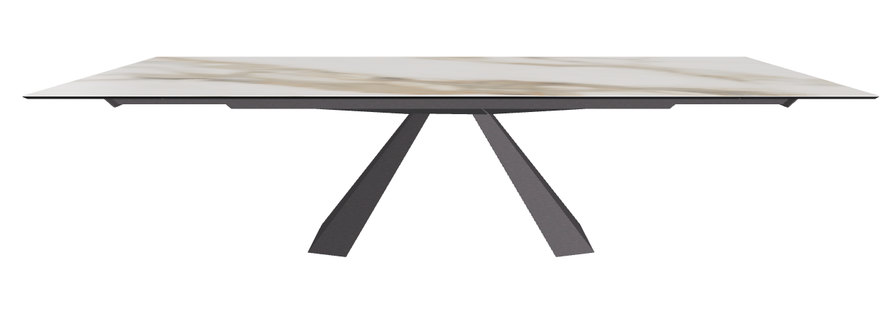 200/294x106x75h Rectangle Shaped_Matt Borghini Calacatta_Graphite Embossed