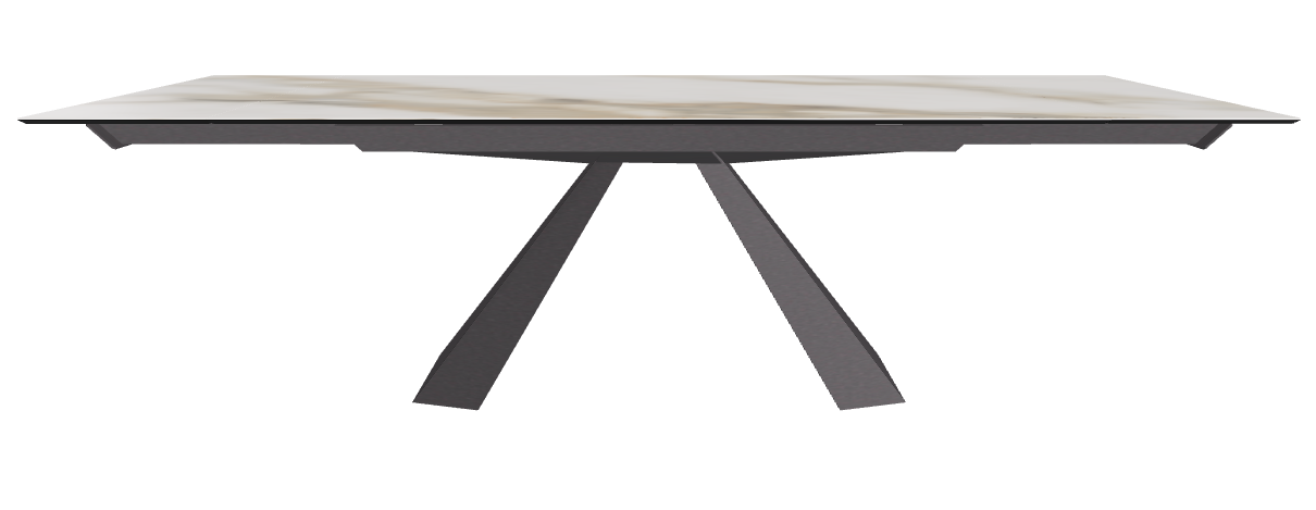 182/258x90x75h Rectangle Shaped_Matt Borghini Calacatta_Graphite Embossed