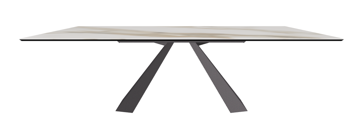 240x120x73h Rectangle Shaped_Matt Borghini Calacatta_Graphite Embossed