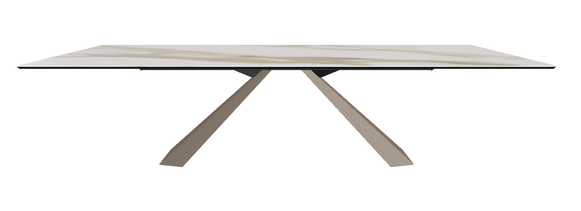 300x120x73h Rectangle Shaped_Matt Borghini Calacatta_Titanium Embossed