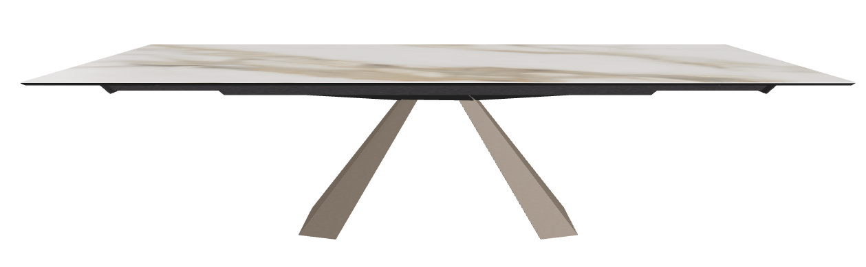 200/294x106x75h Rectangle Shaped_Matt Borghini Calacatta_Titanium Embossed