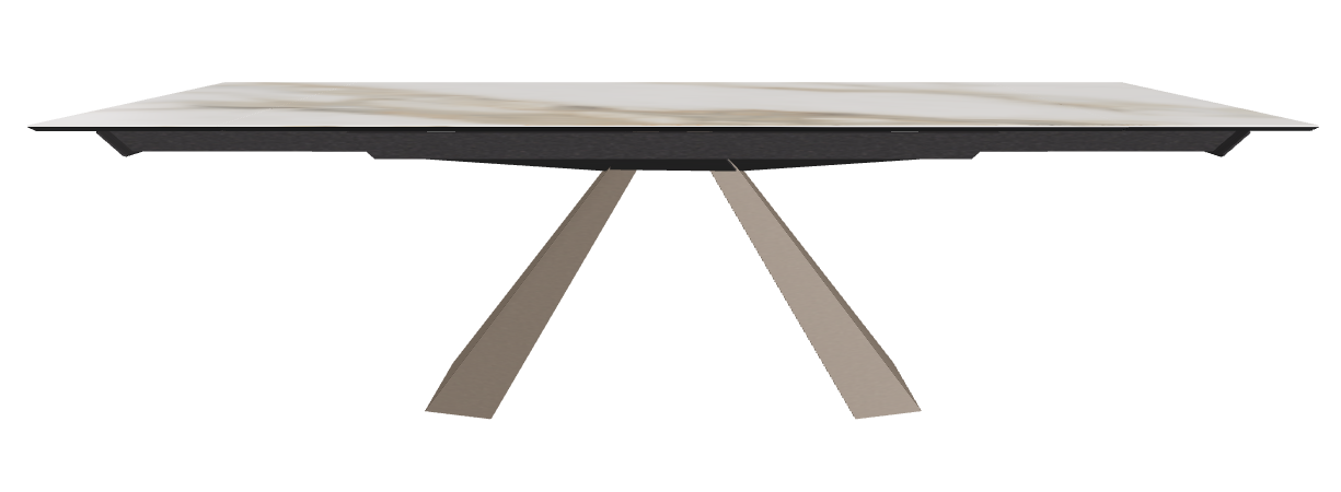 182/258x90x75h Rectangle Shaped_Matt Borghini Calacatta_Titanium Embossed